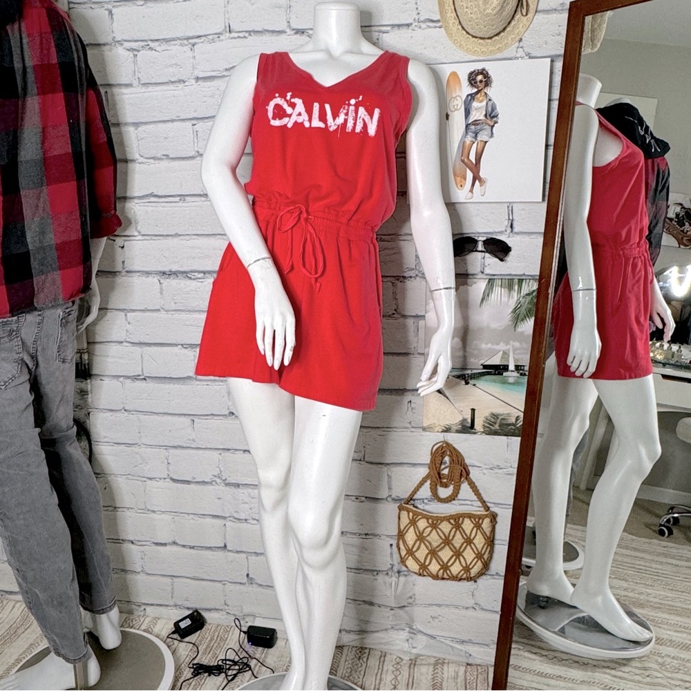 Calvin Klein V-Neck Romper - Picture 4 of 10